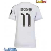 Real Madrid Rodrygo Goes #11 Replica Home Shirt Ladies 2025-26 Short Sleeve